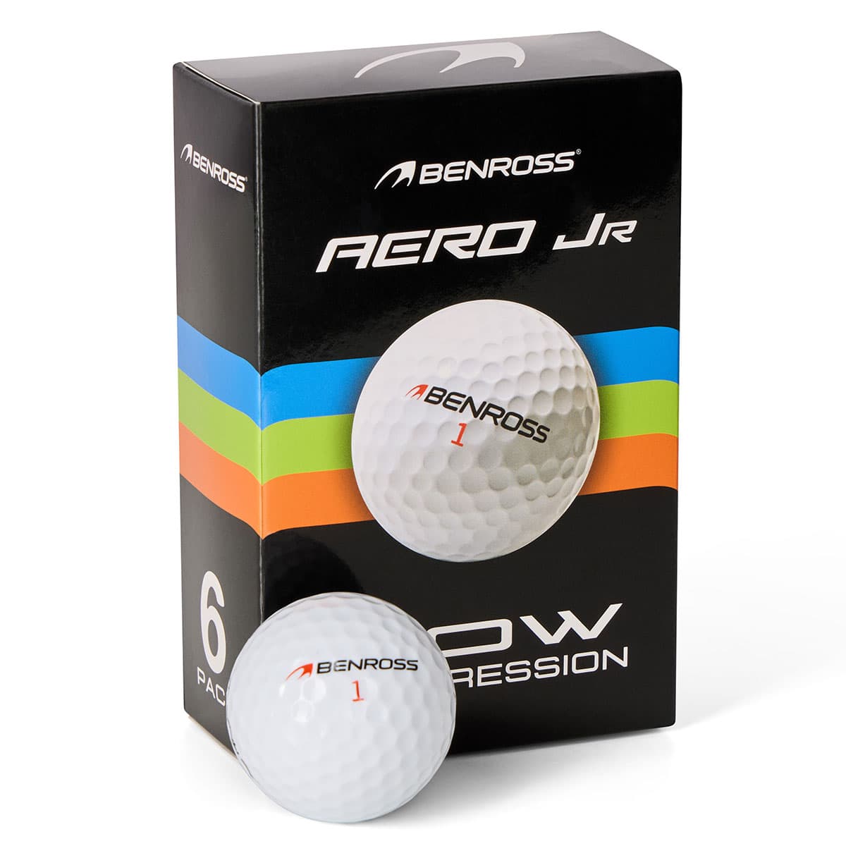 Benross Aero Junior 6 Golf Ball Pack