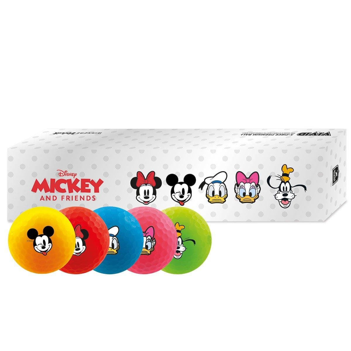 Volvik Vivid Disney 5 Golf Ball Pack