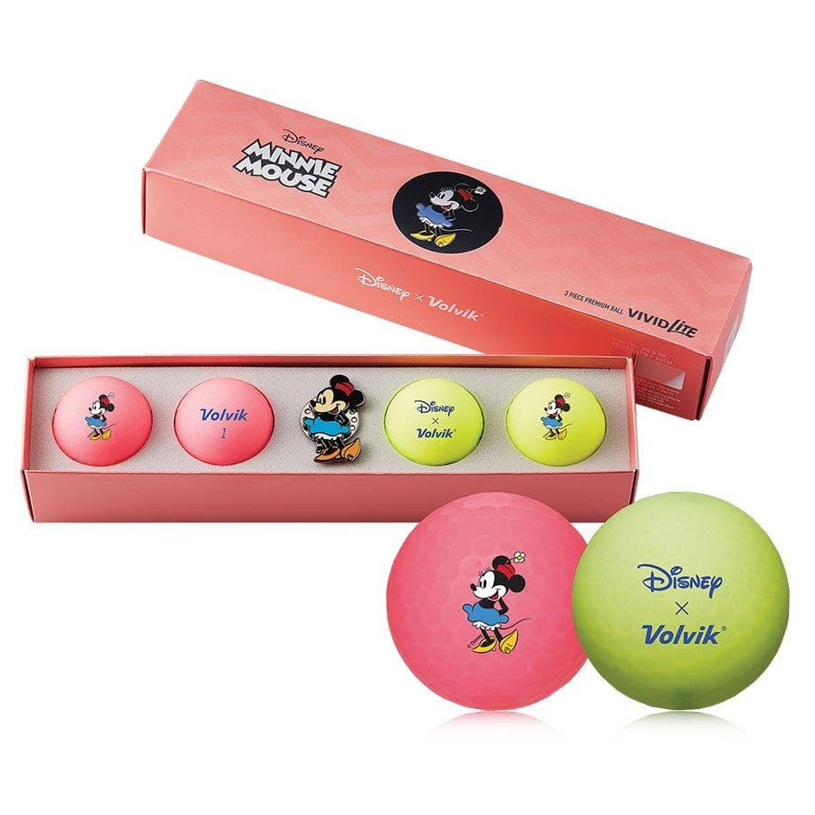 Volvik Vivid Lite Disney 4 Golf Ball Pack