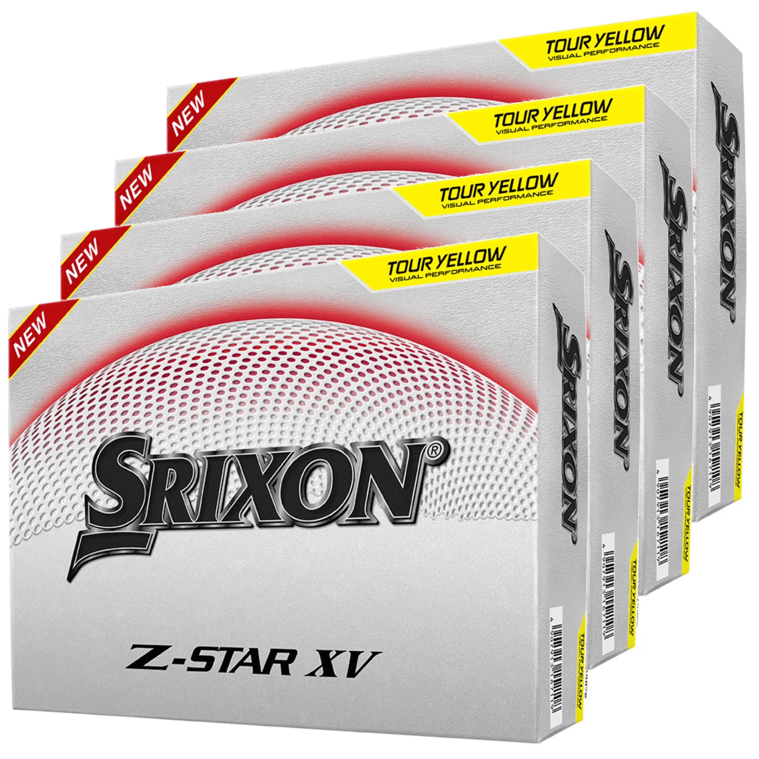 Srixon Z-STAR XV Golf Balls Tour Yellow - 4 for 3