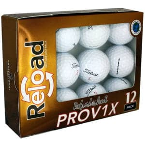 Reload Titleist Pro V1X Premium AA Grade Golf Balls 12 Balls