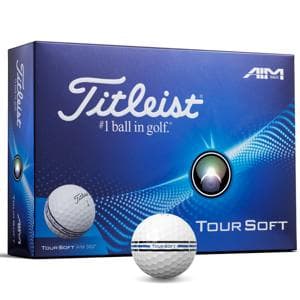 Titleist Tour Soft AIM 360 White Golf Balls - Prior Gen 12 Balls