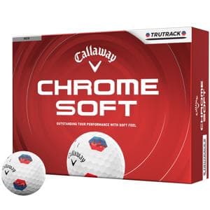 Callaway Chrome Soft TruTrack White Golf Balls
			12 Balls