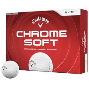 Callaway Chrome Soft White Golf Balls
			12 Balls
