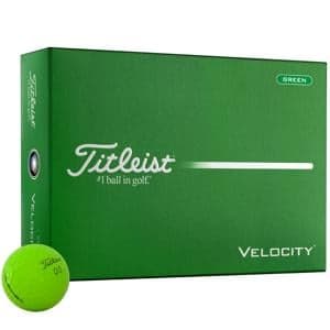 Titleist Velocity Matte Green Golf Balls
			12 Balls