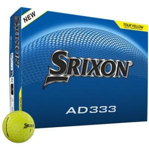 Srixon AD333 Tour Yellow Golf Balls
			12 Balls
