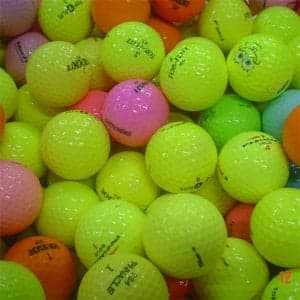 Assorted Mixed Colour Golf Balls - Grade A/B
			50 Balls