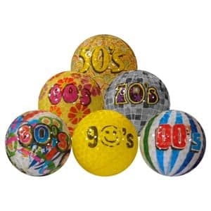 Decades Golf Balls
			6 Pack