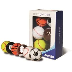 Novelty Sports Golf Balls
			6 Balls