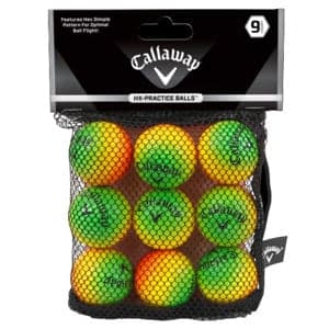 Callaway HX Practice Golf Balls
			9 Balls