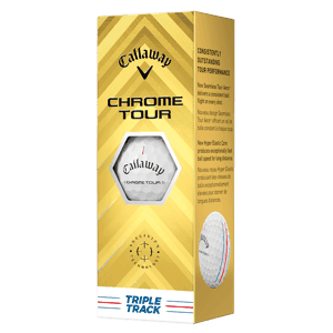 Callaway Chrome Tour Triple Track Golf Balls
			3 Ball Sleeve