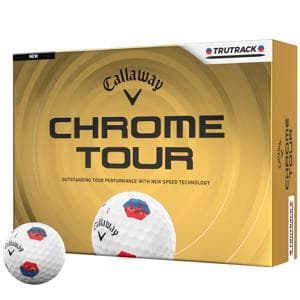 Callaway Chrome Tour TruTrack White Golf Balls
			12 Balls