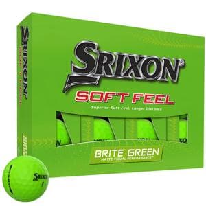 Srixon Soft Feel Brite Green Golf Balls - Prior Gen 12 Balls