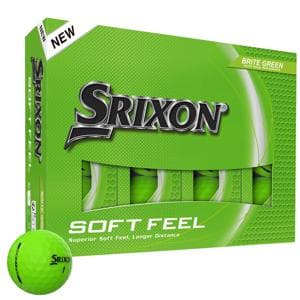 Srixon Soft Feel Brite Green Golf Balls
			12 Balls