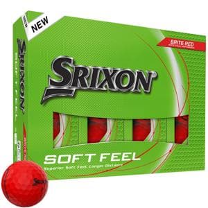 Srixon Soft Feel Brite Red Golf Balls
			12 Balls