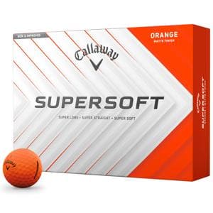 Callaway SuperSoft Matte Orange Golf Balls
			12 Balls