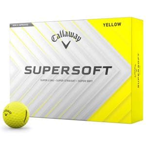 Callaway SuperSoft Yellow Golf Balls
			12 Balls