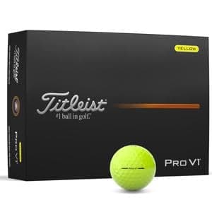 Titleist Pro V1 Yellow Golf Balls
			12 Balls
