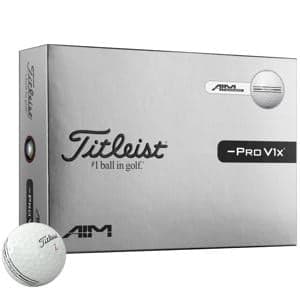 Titleist Pro V1x Left Dash AIM Enhanced Golf Balls 12 Balls