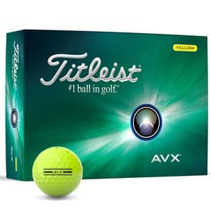 Titleist AVX Yellow Golf Balls - Prior Gen 12 Balls