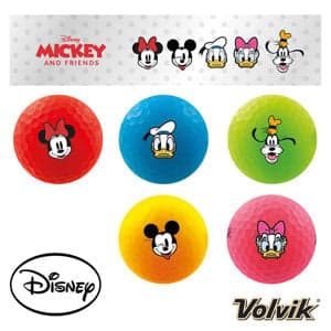 Volvik Vivid Disney Golf Balls 5 Balls