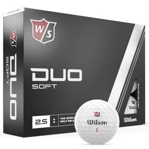 Wilson Duo Soft White Golf Balls - Prior Gen 12 Balls