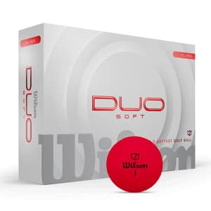 Wilson Duo Soft Red Golf Balls
			12 Balls