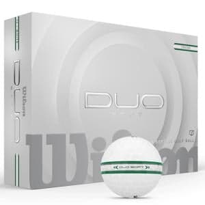 Wilson Duo Soft TRK360 White/Green Golf Balls
			12 Balls
