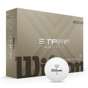Wilson Staff Model X White Golf Balls
			12 Balls
