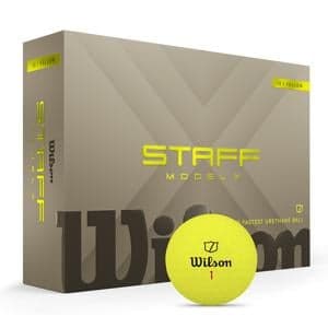 Wilson Staff Model X Yellow Golf Balls
			12 Balls