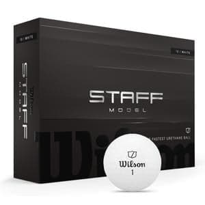 Wilson Staff Model White Golf Balls
			12 Balls