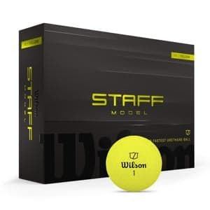 Wilson Staff Model Yellow Golf Balls
			12 Balls
