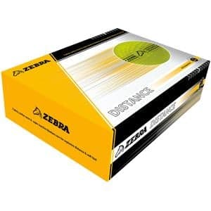 Zebra Distance 360 Alignment Yellow Golf Balls 12 Balls