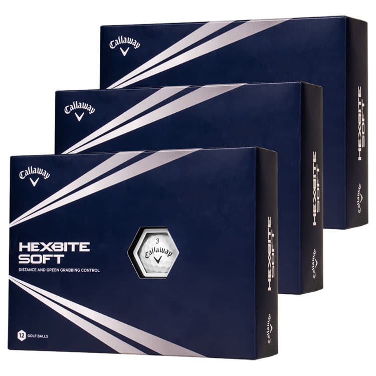 Callaway Hex Bite Soft Golf Balls White (3 For 2)