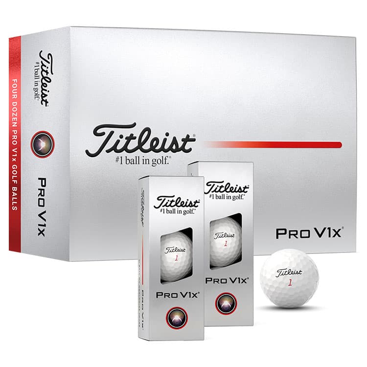 Titleist Pro V1x Loyalty Box Golf Balls (4 For 3) White