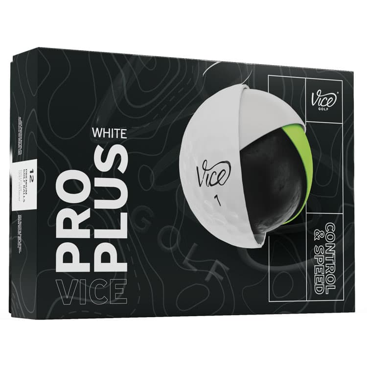 Vice Pro Plus Golf Balls White