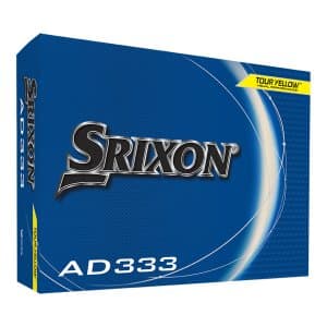 Srixon AD333 Golf Balls - Yellow Dozen