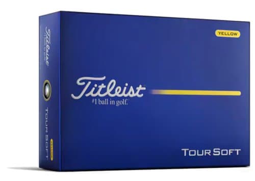 Titleist Tour Soft Golf Balls - Yellow
