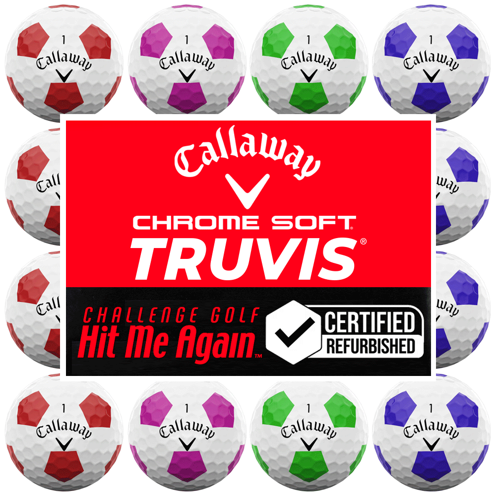 Callaway Chrome Soft Truvis Hit Me Again™ Golf Balls / Dozen