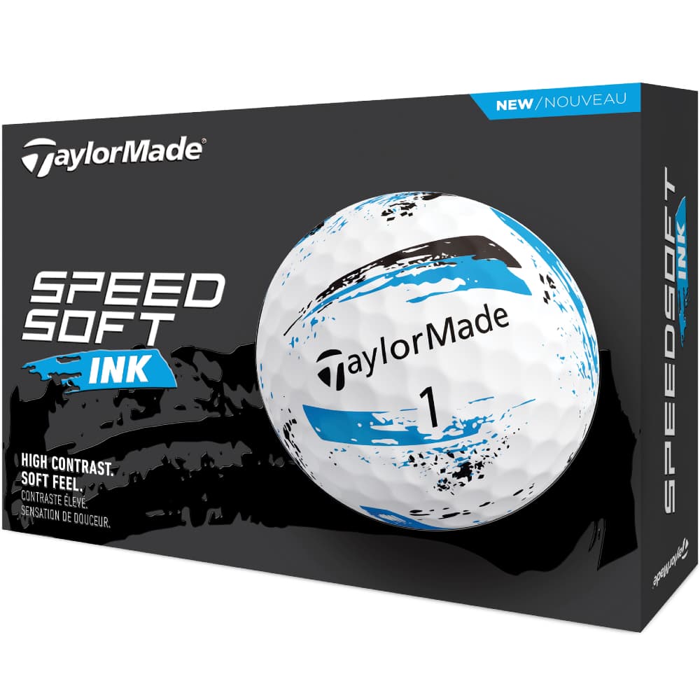 TaylorMade Speedsoft Ink Golf Balls – Blue