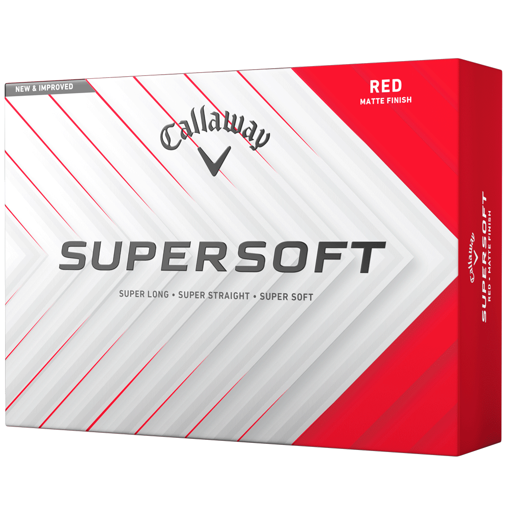 Callaway 2026 Supersoft Golf Balls – Red