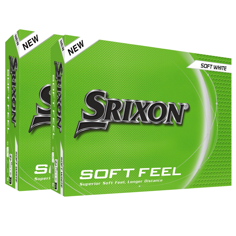 Srixon 2026 Soft Feel Golf Balls – White – Double Dozen