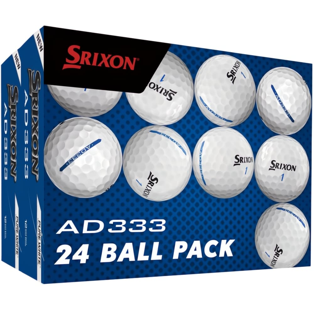 Srixon AD333 Golf Balls – White – 24 Ball Pack