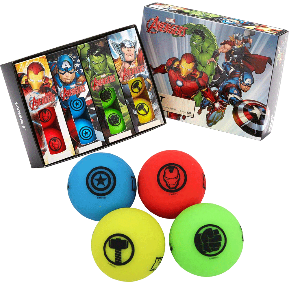Volvik Vimat Ltd Edition Marvel Avengers Golf Balls – Multicolour