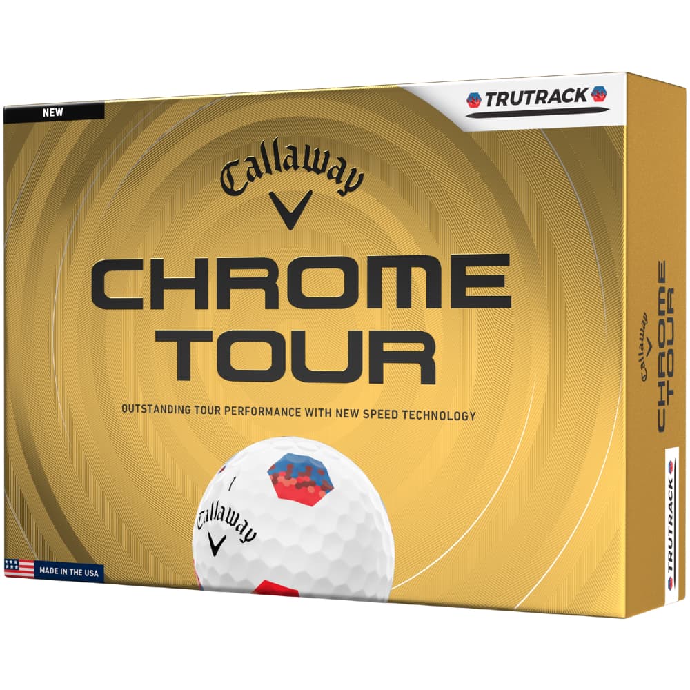 Callaway 2026 Chrome Tour Trutrack Golf Balls – White