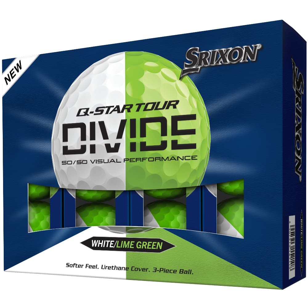 Srixon 2026 Q Star Tour Divide Golf Balls – White / Lime