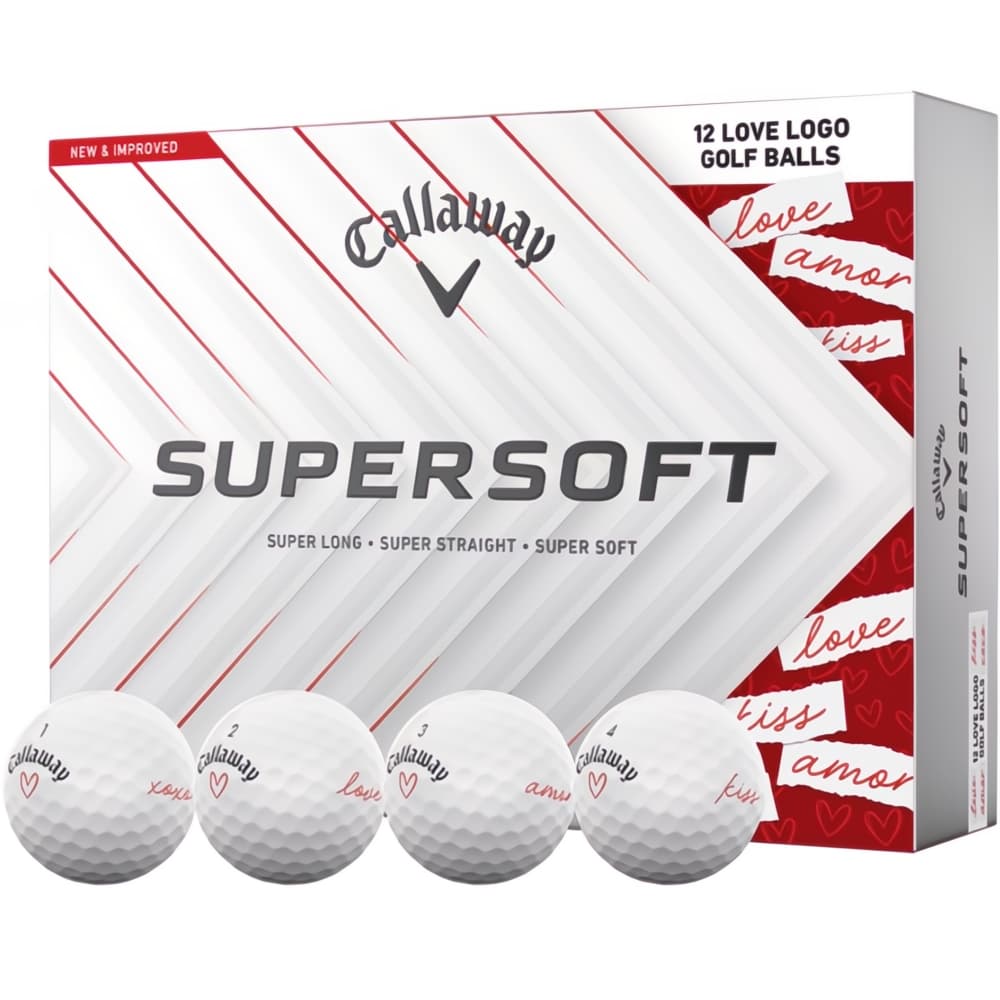 Callaway 2026 Supersoft Golf Balls – Limited Edition Valentines