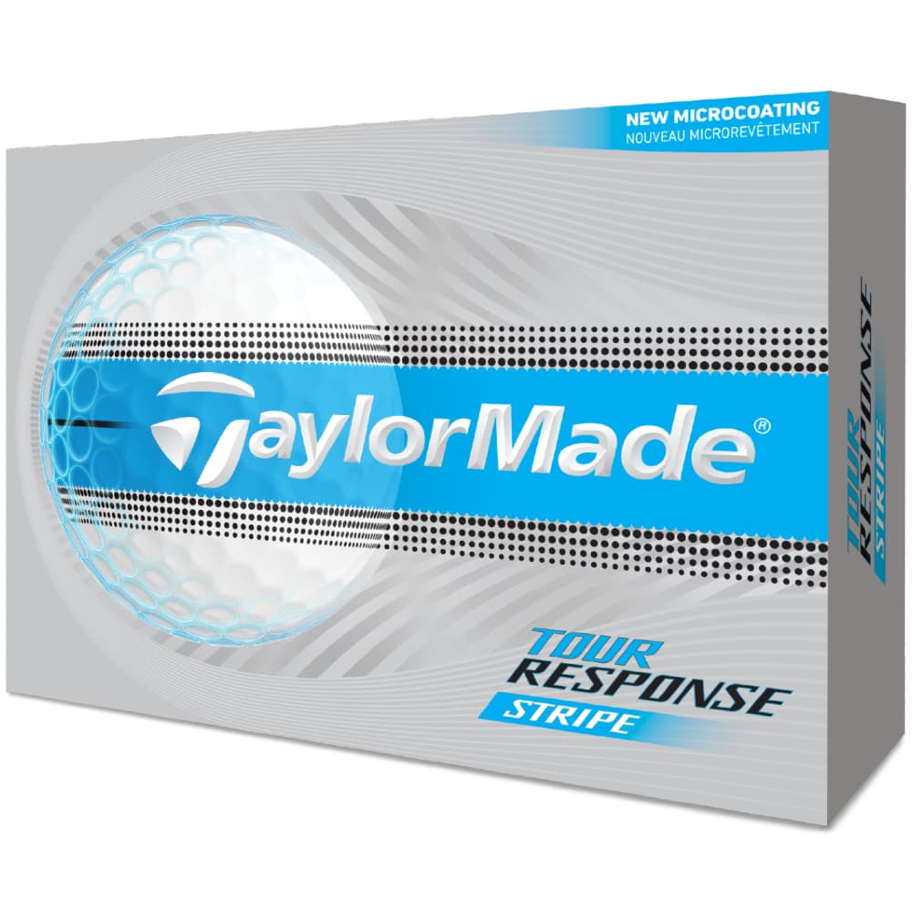 TaylorMade 2026 Tour Response Stripe Golf Balls – Blue – Preorder Delivery Late April