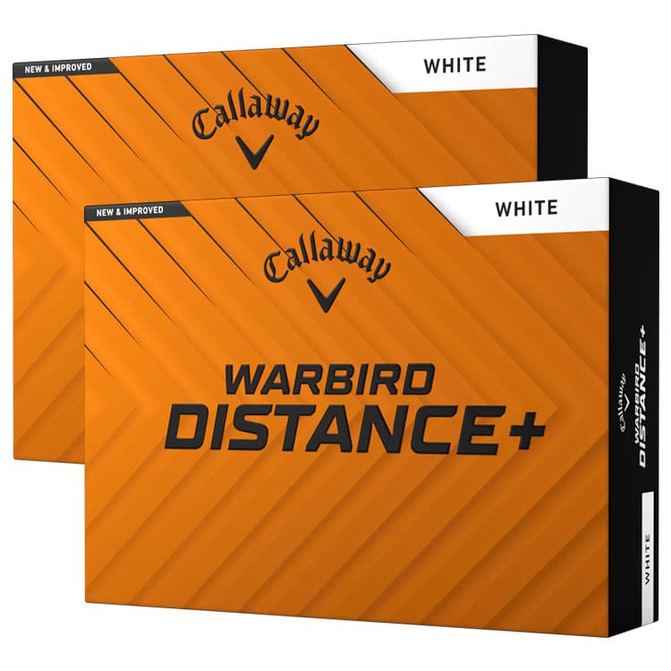 Callaway Warbird Distance+ Golf Balls (Double Dozen) White